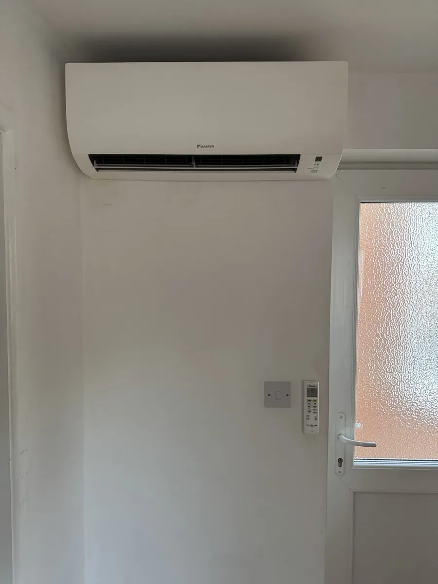 Daikin wall-mounted indoor air-conditioning unit installed by ARC AIR at a property in Fareham